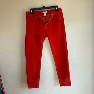 Vintage Banana Repiblic Women’s orange Corduroy  Pants 27P